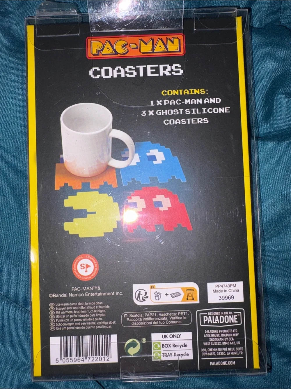 Pac-Man Silicone Coaster Set by Paladone